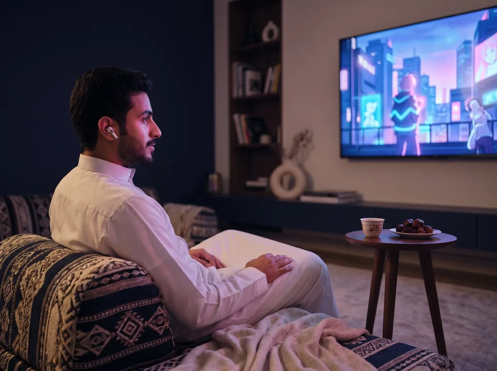 الاستماع إلى مسلسل بلغة أجنبية